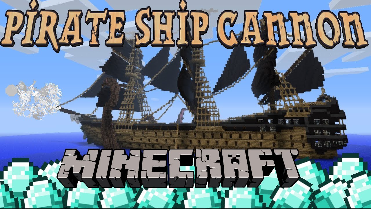 Minecraft Pirate Ship Battle Royale Cannon